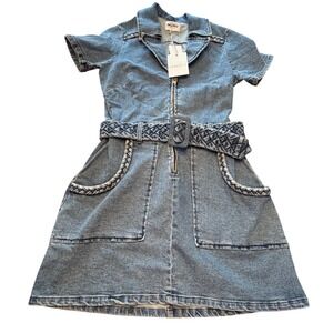 NWT Show Me Your Mumu Outlaw Denim Dress Large Festivals Rodeo Country Concerts